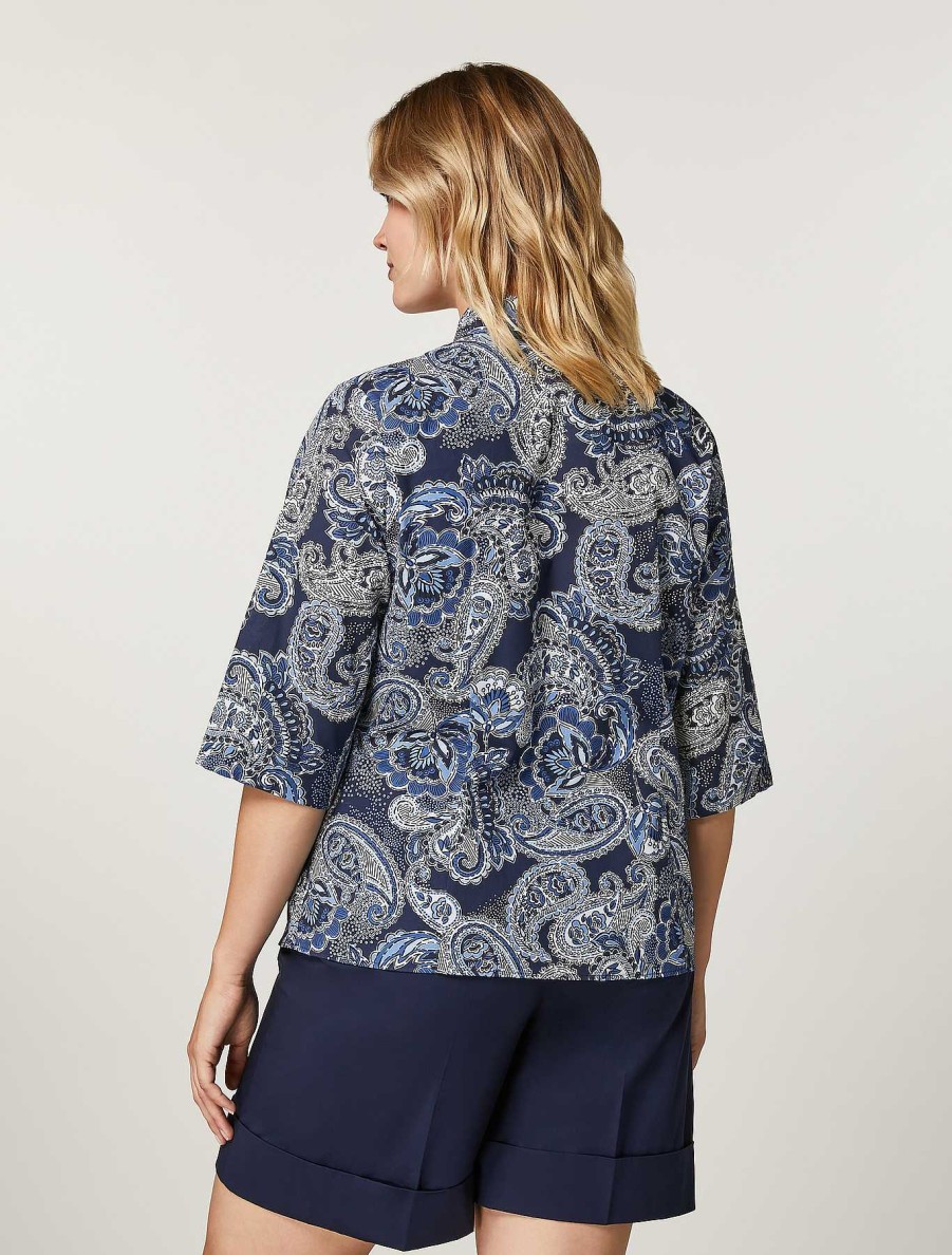 Blouses & Shirts | Marina Rinaldi Cotton Muslin Shirt