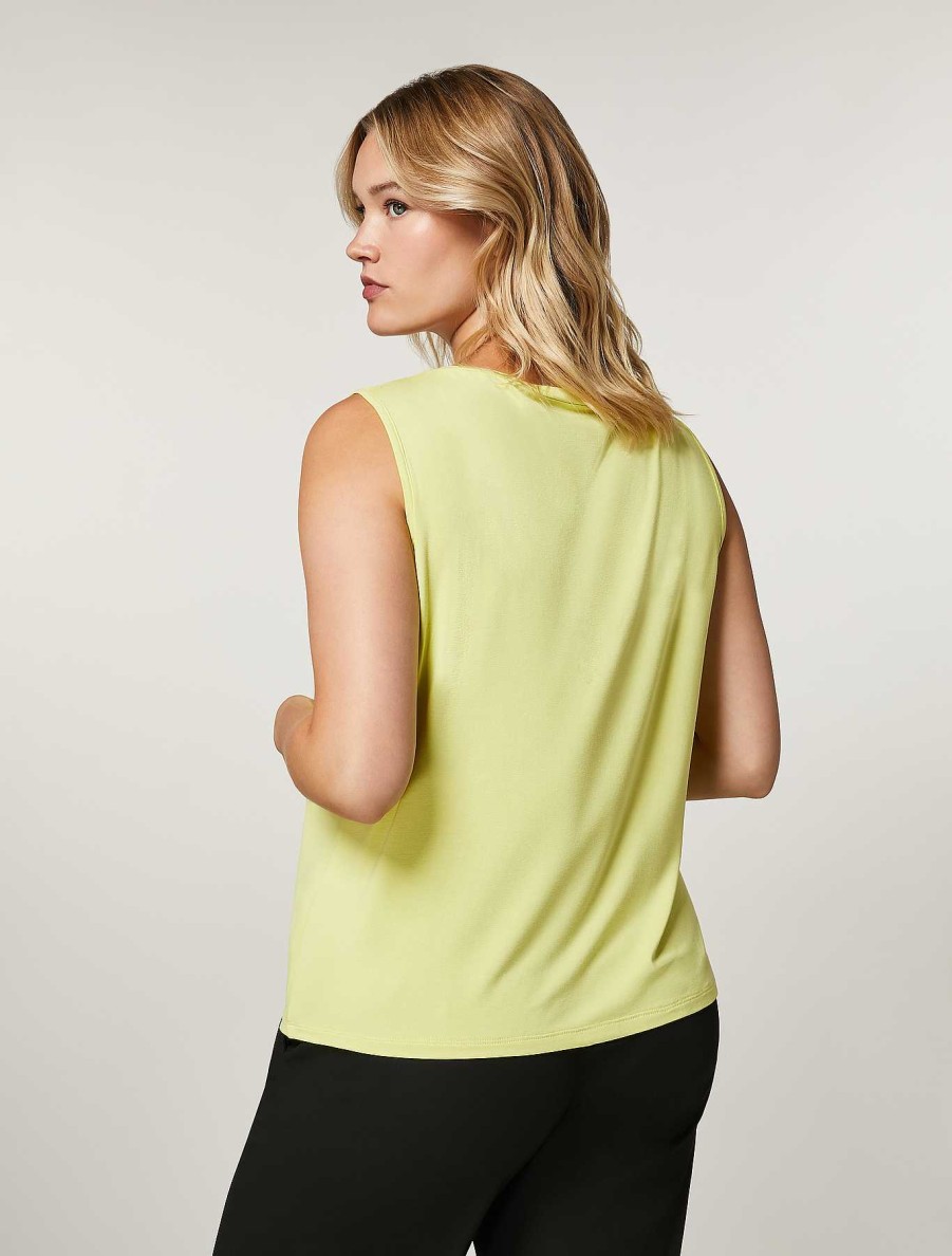 Tops & T-Shirts | Marina Rinaldi Viscose Jersey Vest Top