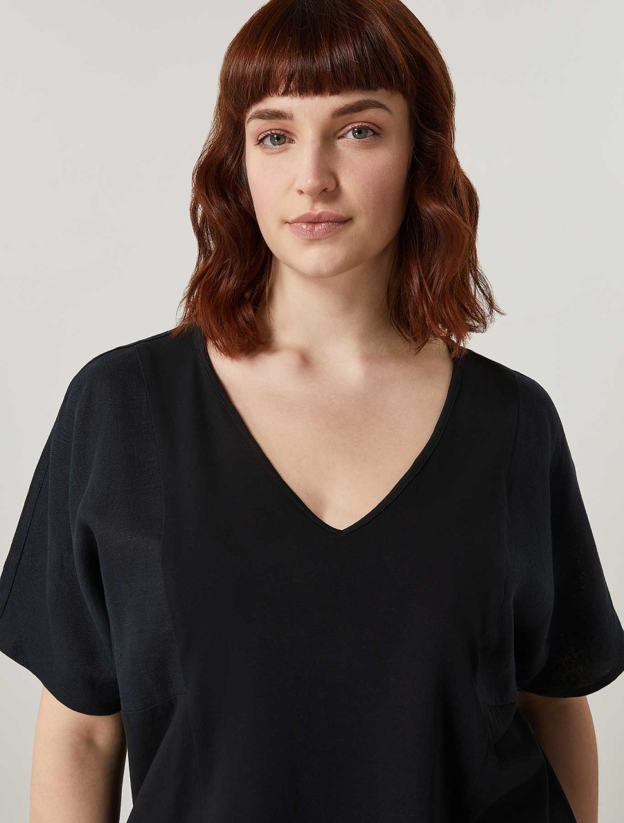 Tops & T-Shirts | Marina Rinaldi Cotton Jersey T-Shirt