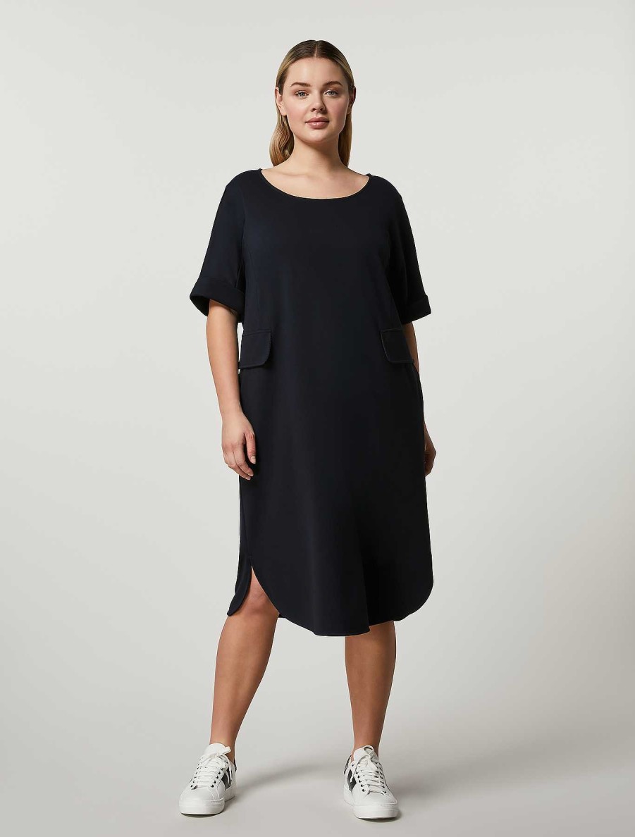 Dresses | Marina Rinaldi Viscose Jersey Dress