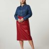 Skirts | Marina Rinaldi Technical Fabric Skirt