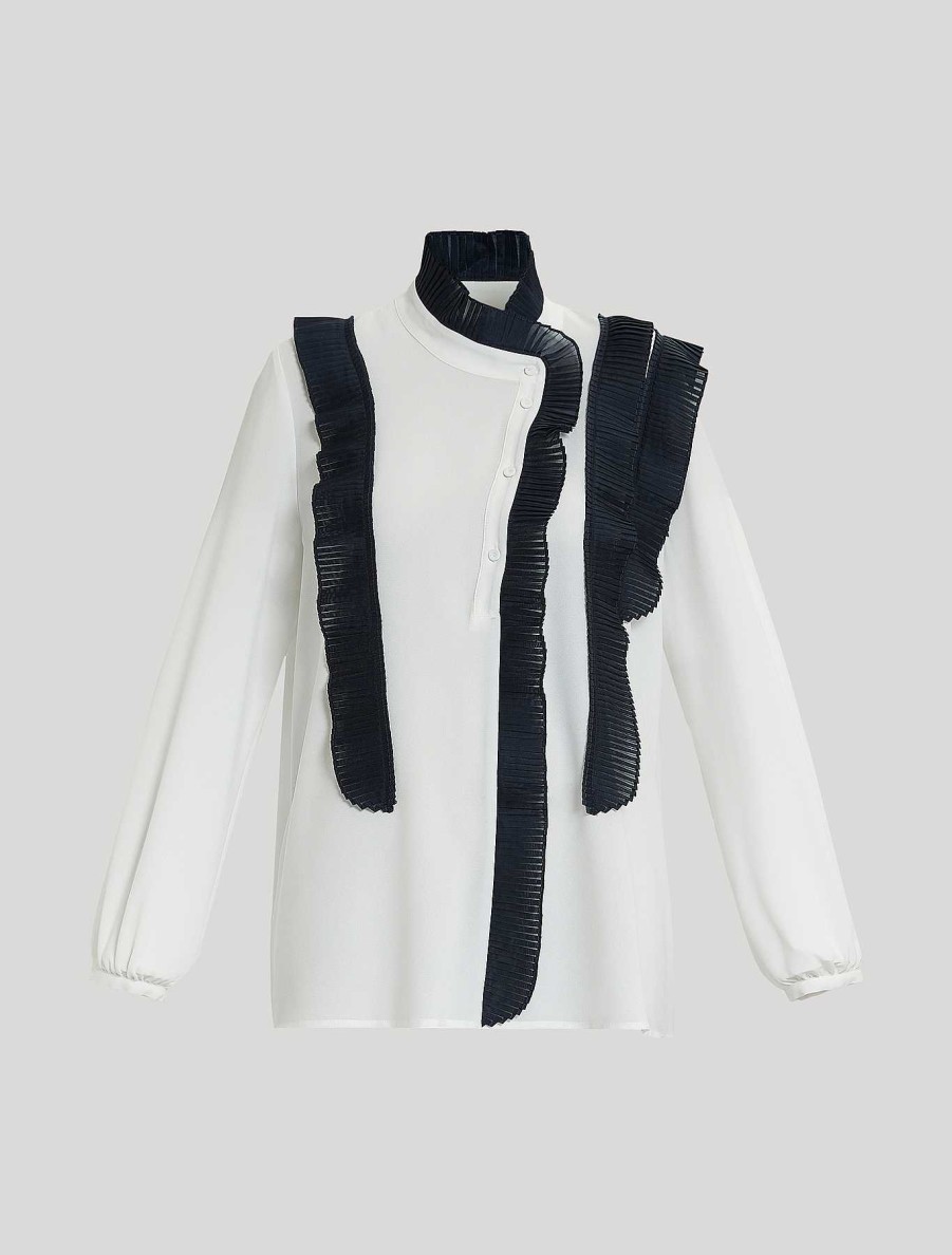 Blouses & Shirts | Marina Rinaldi Fluid Fabric Blouse