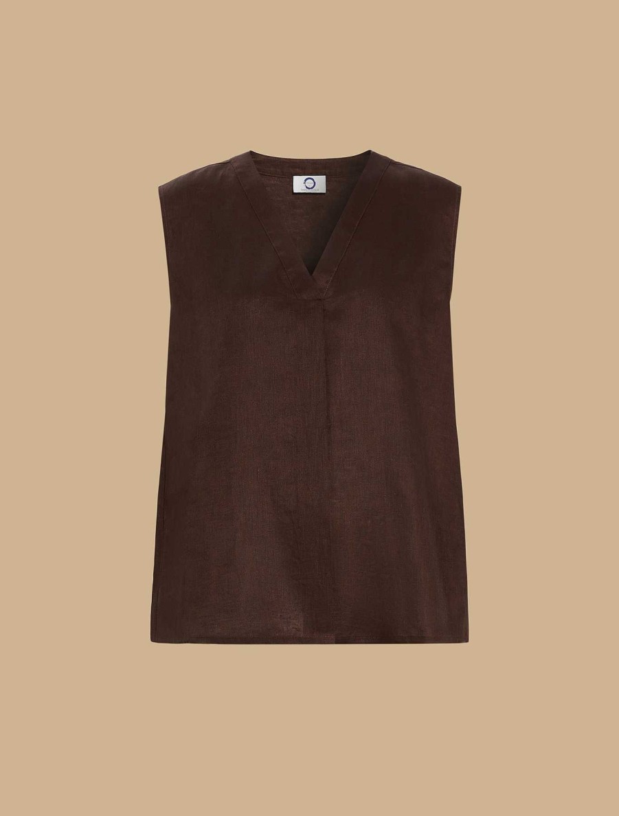 Tops & T-Shirts | Marina Rinaldi Linen Top