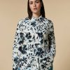 Blouses & Shirts | Marina Rinaldi Printed Poplin Shirt