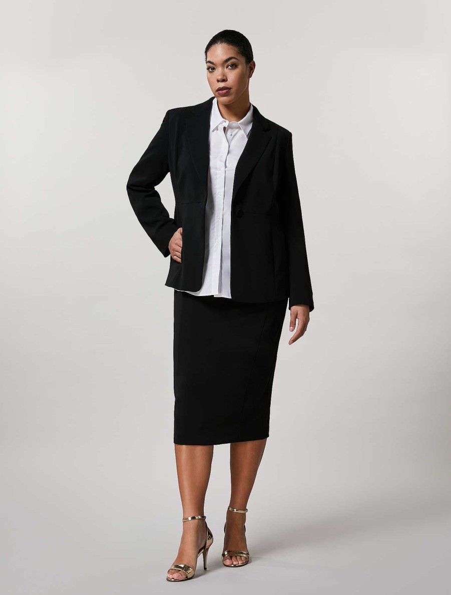 Formal Trousers And Skirts | Marina Rinaldi Cady Skirt