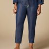 Trousers | Marina Rinaldi Tencel Denim Joggers