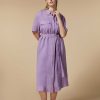 Dresses | Marina Rinaldi Linen Shirt Dress