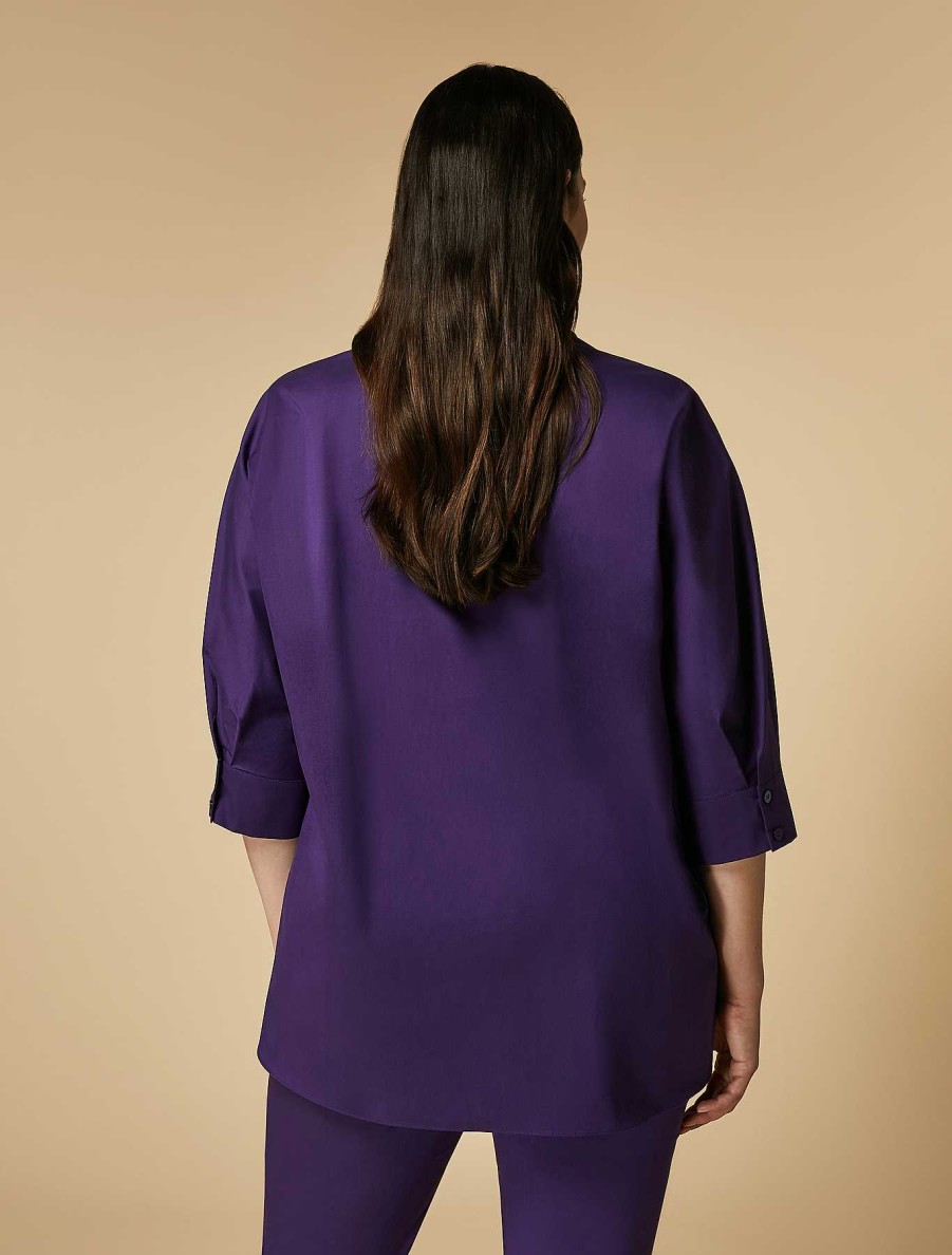 Blouses & Shirts | Marina Rinaldi Poplin Tunic