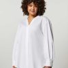 Blouses & Shirts | Marina Rinaldi Cotton Poplin Tunic