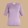 Tops & T-Shirts | Marina Rinaldi Silk And Jersey T-Shirt