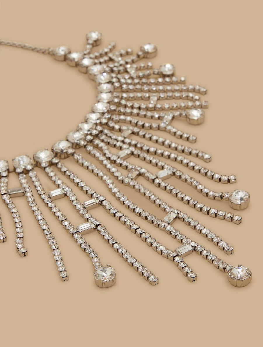 Formalwear | Marina Rinaldi Chandelier Necklace With Rhinestones