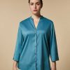 Blouses & Shirts | Marina Rinaldi Cotton-Blend Poplin Shirt