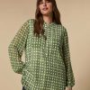 Blouses & Shirts | Marina Rinaldi Printed Georgette Shirt