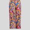 Trousers | Marina Rinaldi Viscose And Linen Trousers