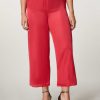 Trousers | Marina Rinaldi Viscose Satin Trousers