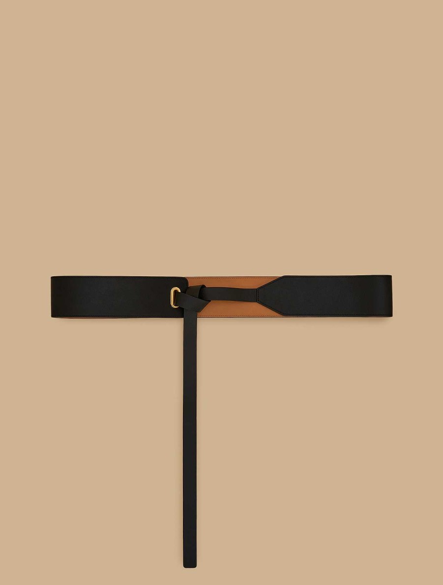 Other Accessories | Marina Rinaldi Leather Sash Belt