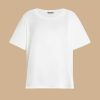 Tops & T-Shirts | Marina Rinaldi Jersey And Satin T-Shirt