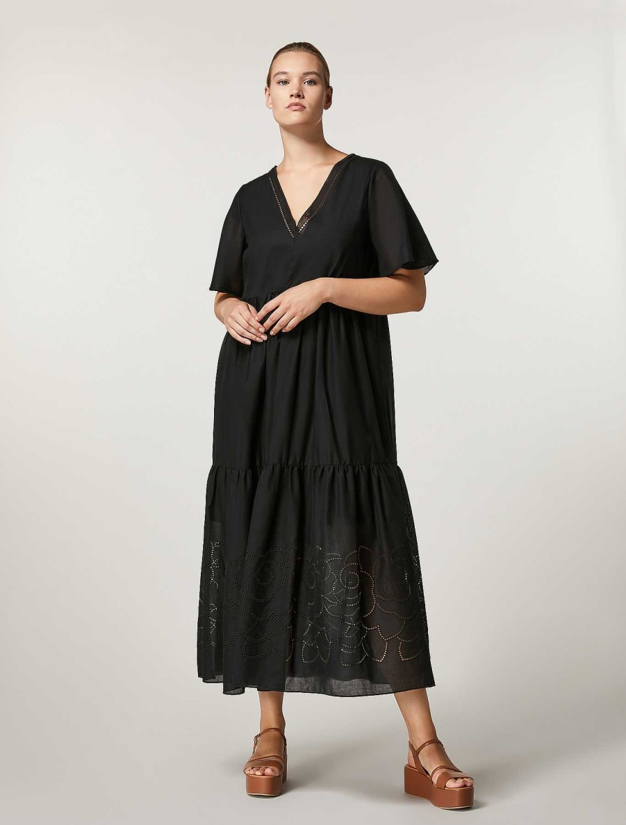 Dresses | Marina Rinaldi Cotton Voile Dress