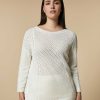 Knitwear | Marina Rinaldi Seamless Cotton Sweater