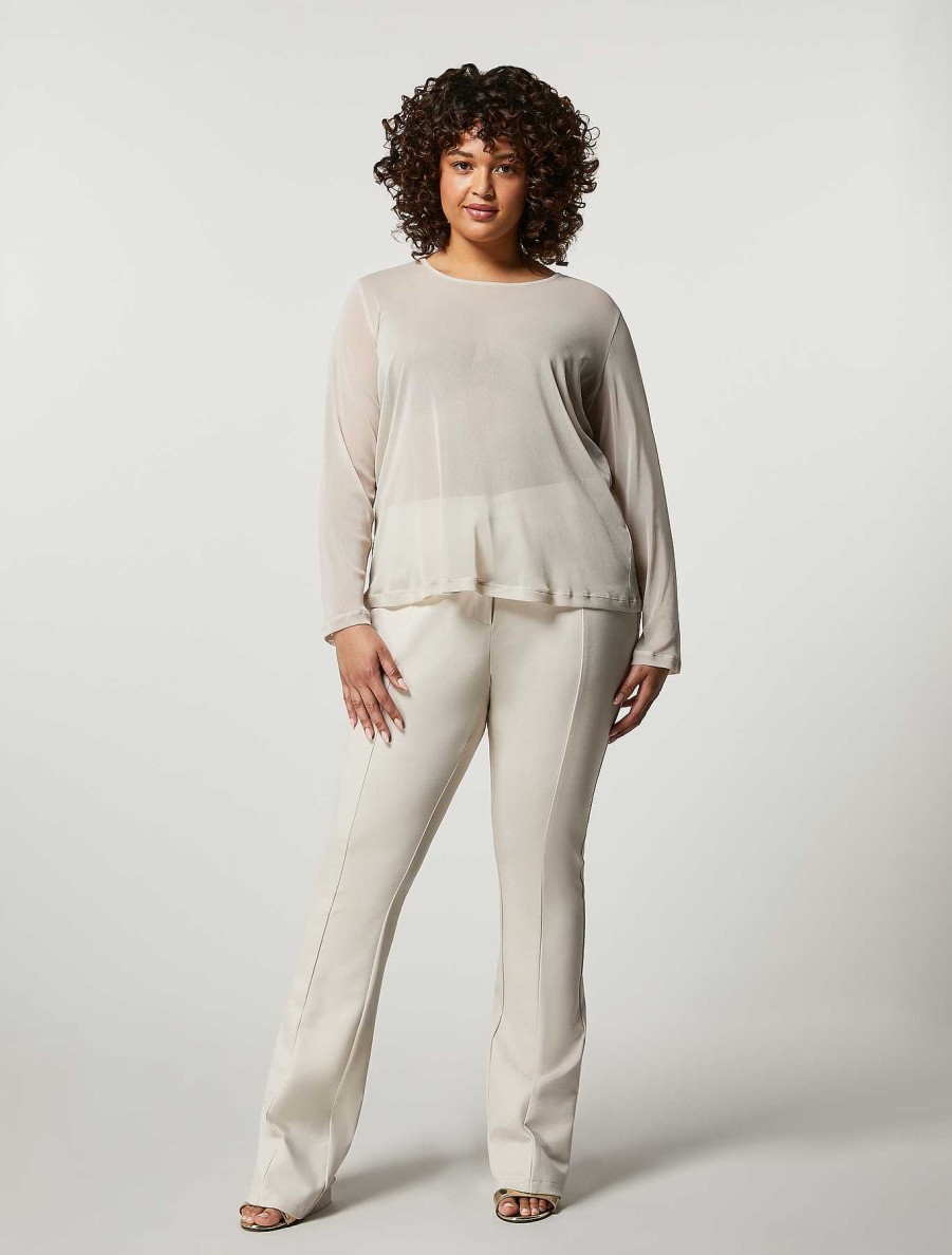 Trousers | Marina Rinaldi Viscose Jersey Trousers