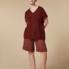 Trousers | Marina Rinaldi Lightweight Linen Bermuda Shorts