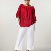 Trousers | Marina Rinaldi Cotton Trousers