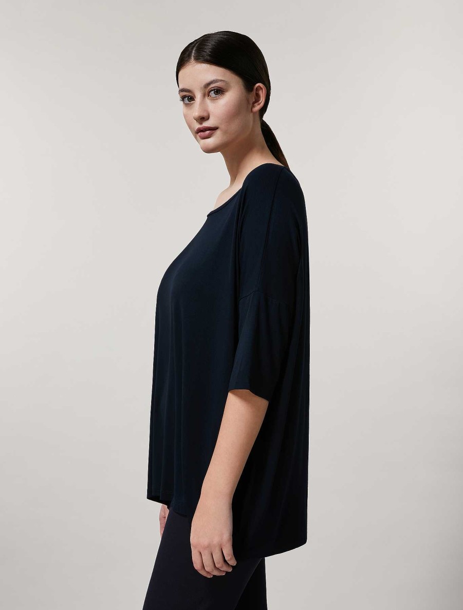 Tops & T-Shirts | Marina Rinaldi Viscose Jersey T-Shirt