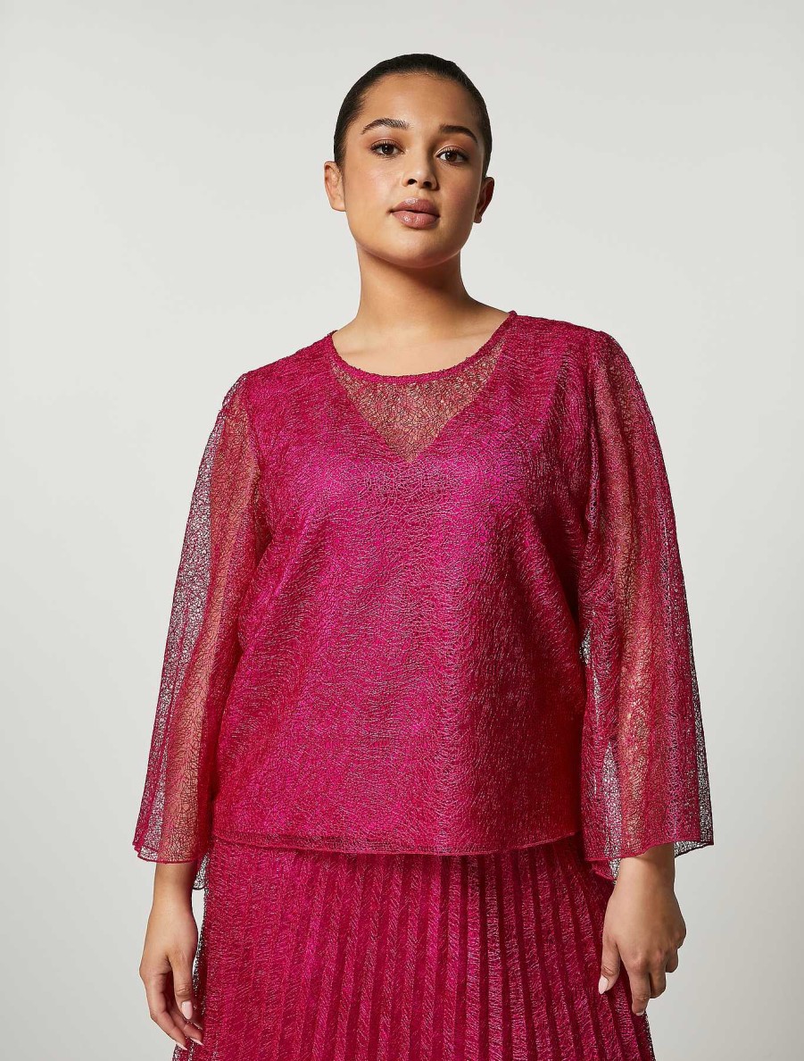 Blouses & Shirts | Marina Rinaldi Macrame Blouse