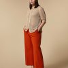 Trousers | Marina Rinaldi Cotton Gabardine Trousers