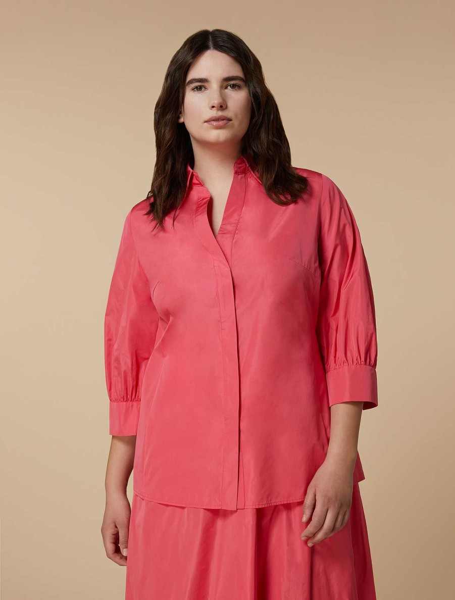 Blouses & Shirts | Marina Rinaldi Taffeta Shirt