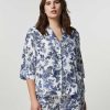 Blouses & Shirts | Marina Rinaldi Viscose And Linen Canvas Shirt