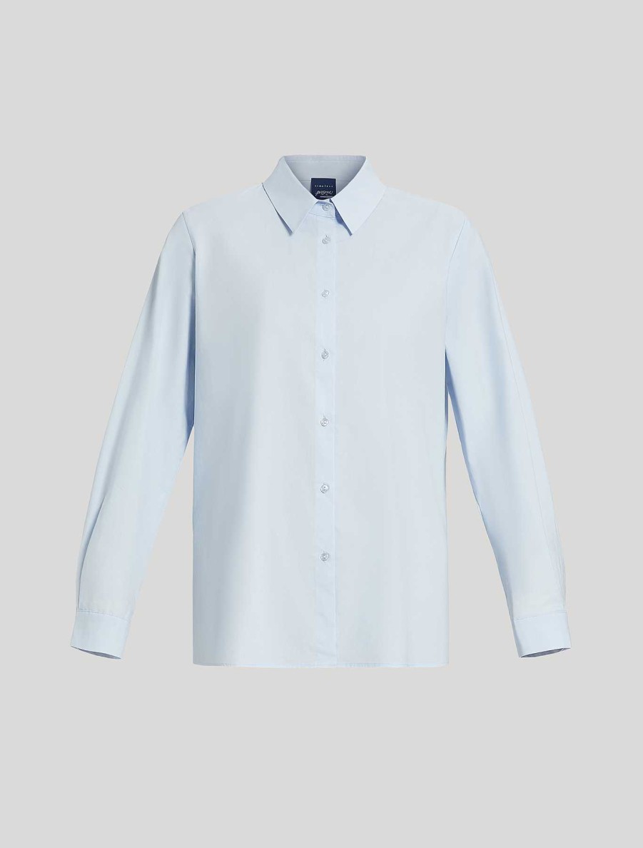 Blouses & Shirts | Marina Rinaldi Cotton Poplin Shirt