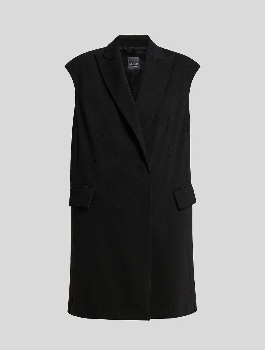 Jacket & Blazers | Marina Rinaldi Viscose Jersey Gilet