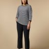 Trousers | Marina Rinaldi Flared Cotton-Blend Trousers