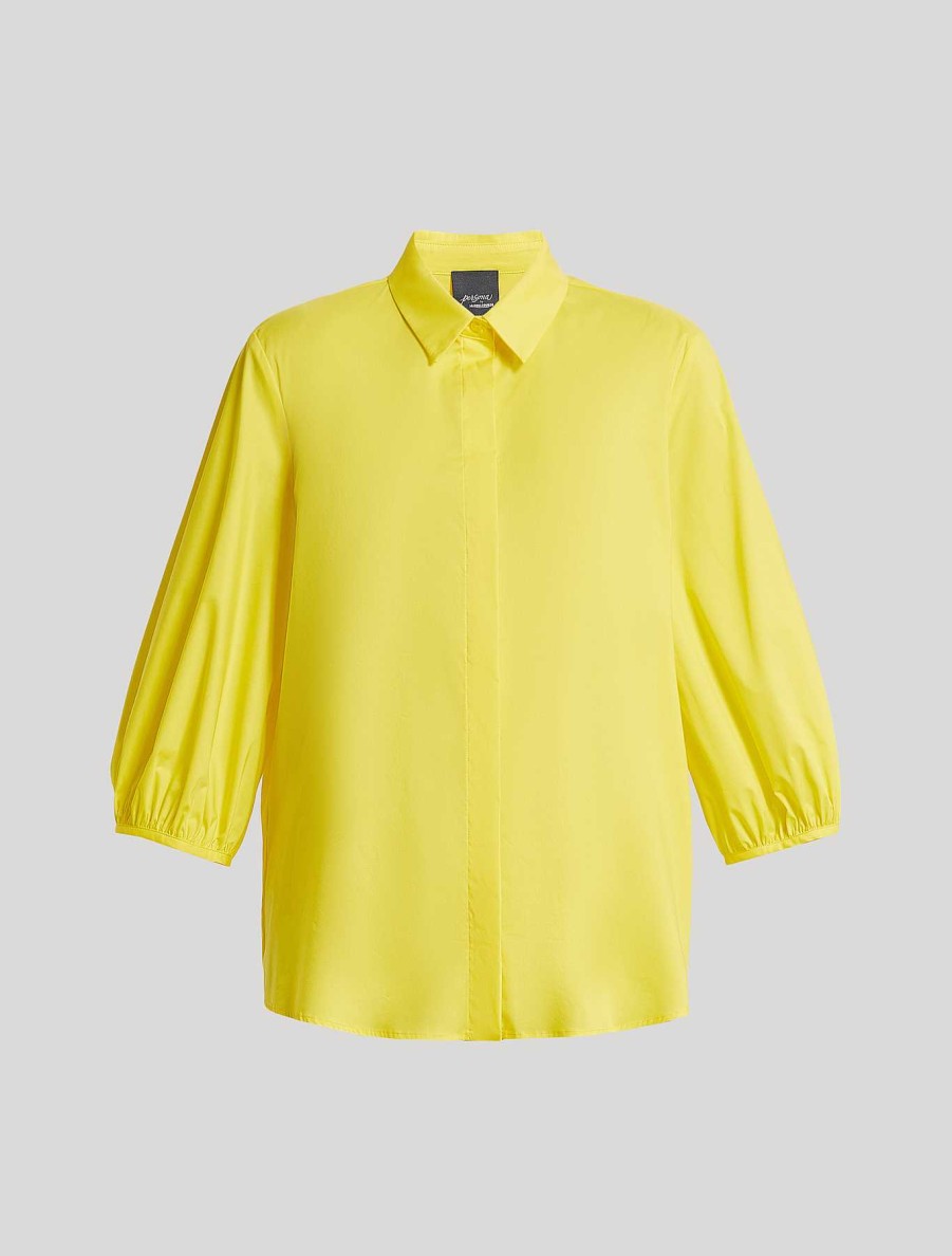 Blouses & Shirts | Marina Rinaldi Cotton Poplin Shirt