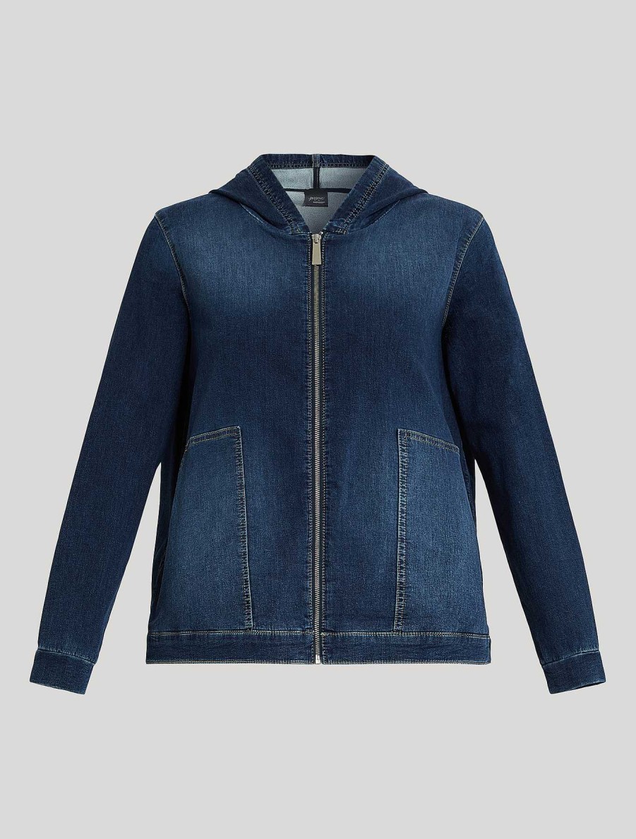 Jacket & Blazers | Marina Rinaldi Denim Fleece Jacket