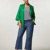 Jacket & Blazers | Marina Rinaldi Cotton Satin Blazer Jacket