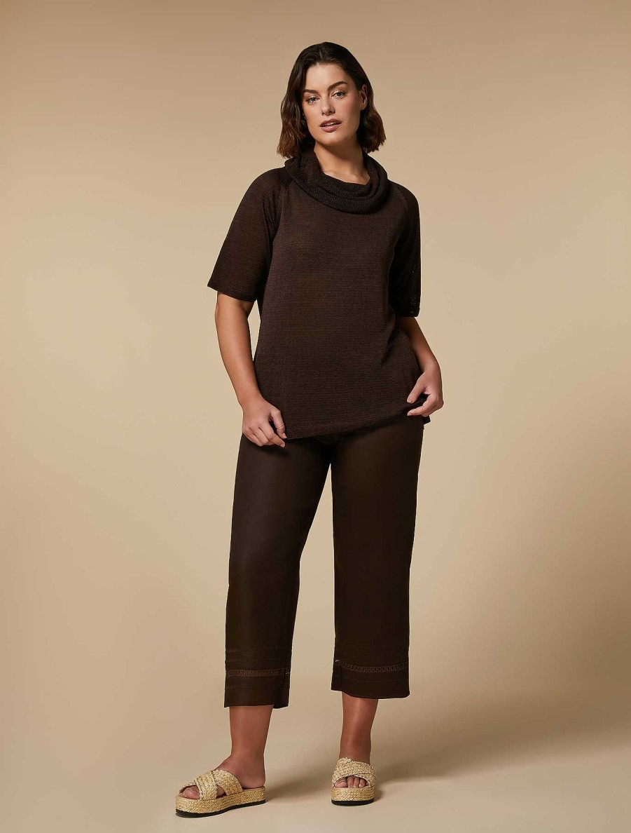 Trousers | Marina Rinaldi Linen Trousers