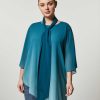 Blouses & Shirts | Marina Rinaldi Technical Fabric Blouse