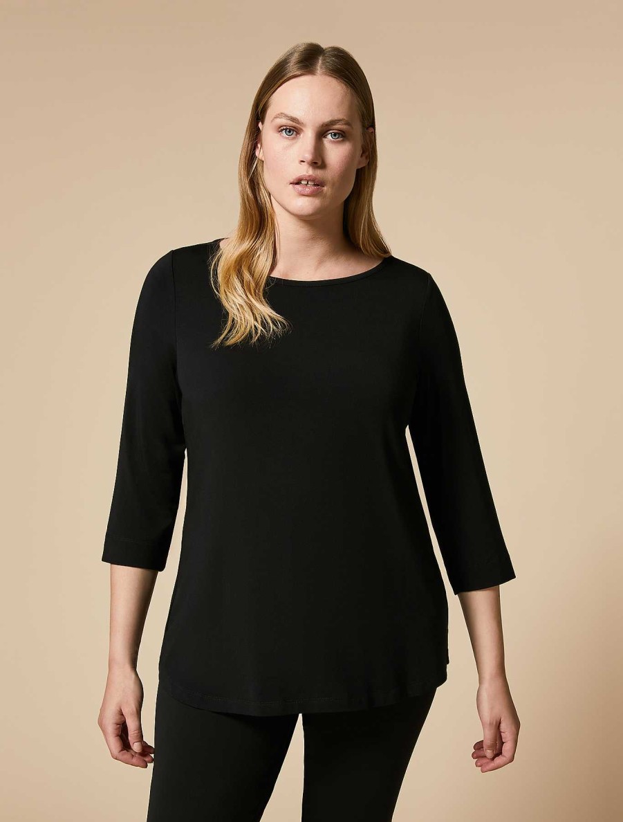 Tops & T-Shirts | Marina Rinaldi Viscose Jersey T-Shirt