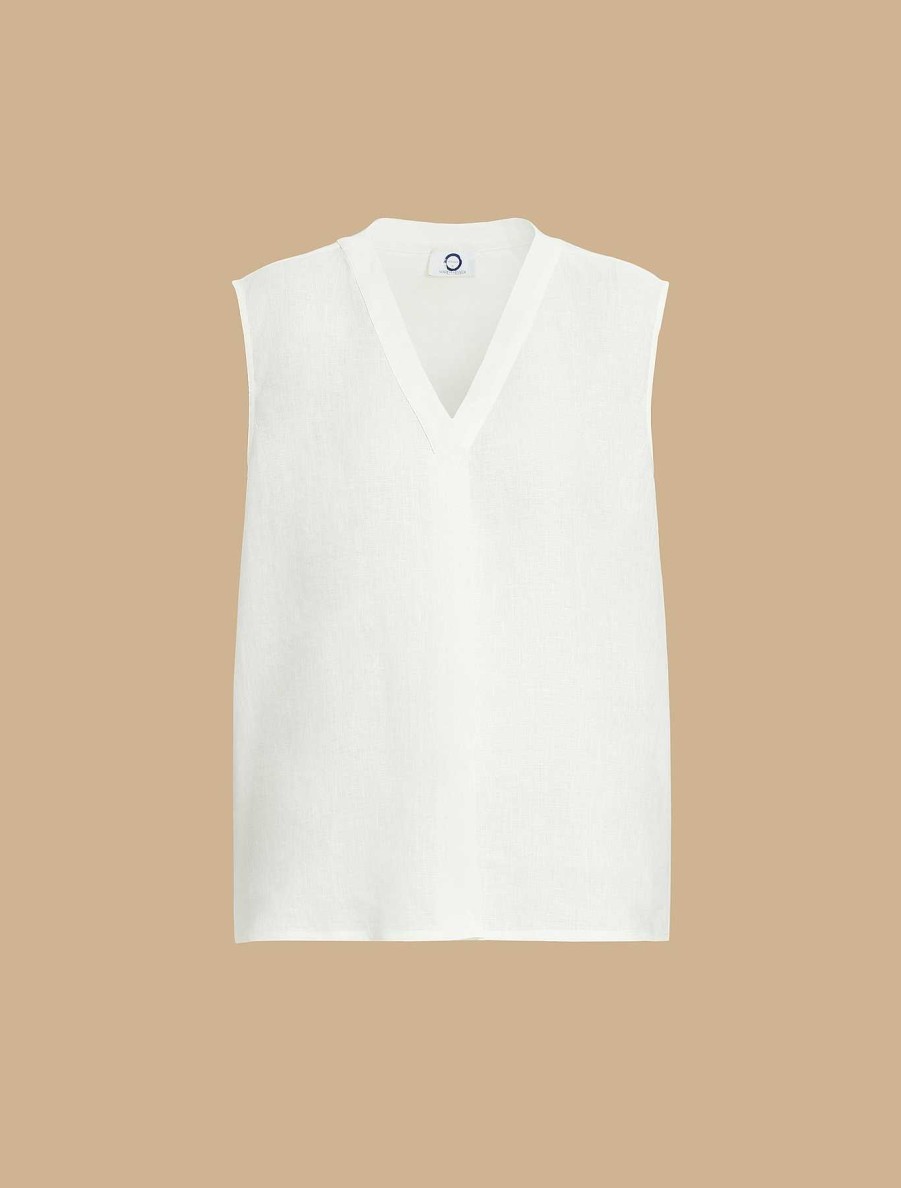 Tops & T-Shirts | Marina Rinaldi Linen Top