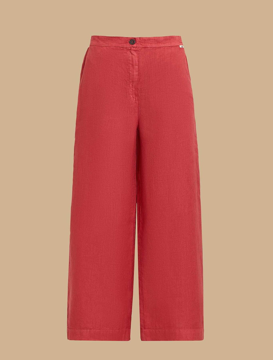 Trousers | Marina Rinaldi Linen Trousers