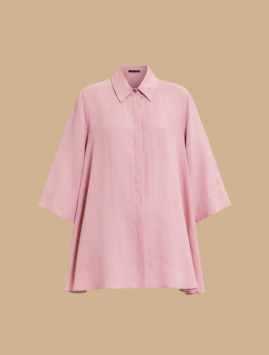 Blouses & Shirts | Marina Rinaldi Linen Tunic