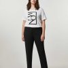 Trousers | Marina Rinaldi Scuba Jersey Slim Trousers