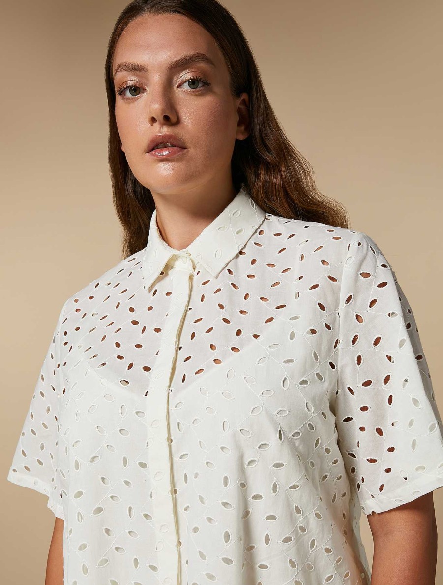 Blouses & Shirts | Marina Rinaldi Cotton Voile Shirt