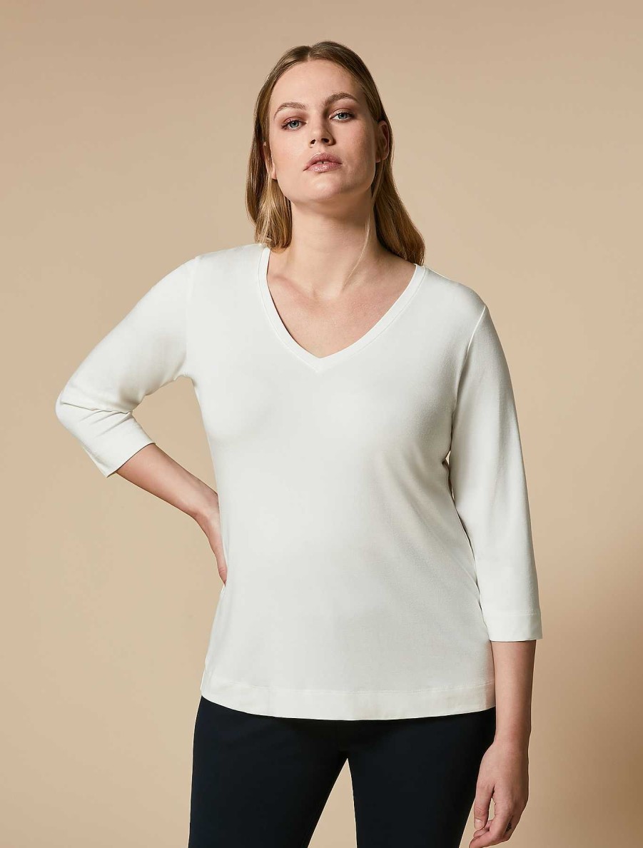 Tops & T-Shirts | Marina Rinaldi Viscose Jersey T-Shirt