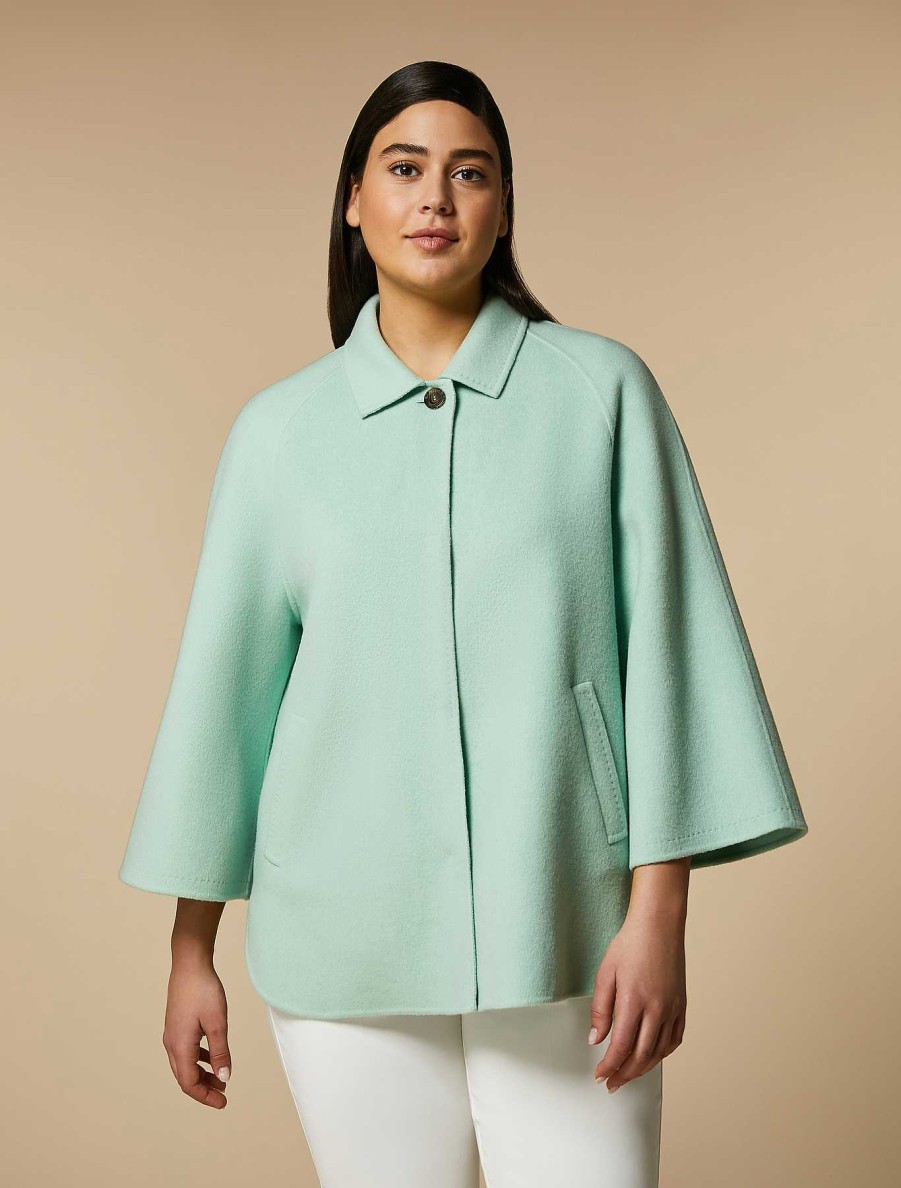 Essential | Marina Rinaldi Heavy Double-Faced Wool And Cashmere Jacket