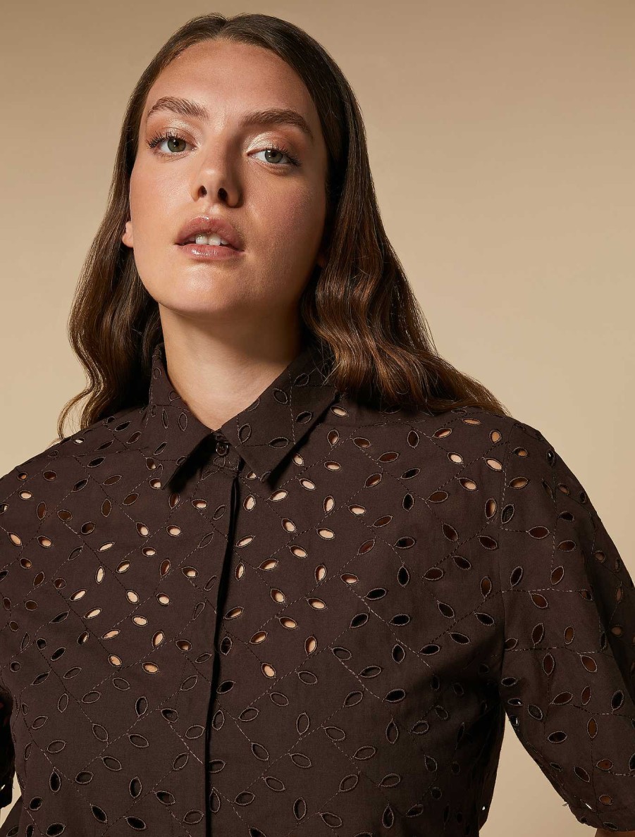 Blouses & Shirts | Marina Rinaldi Cotton Voile Shirt