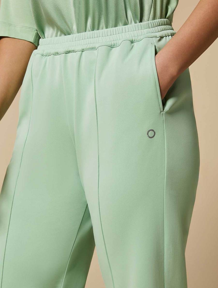 Trousers | Marina Rinaldi Double Jersey Trousers