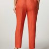 Trousers | Marina Rinaldi Linen Fabric Trousers